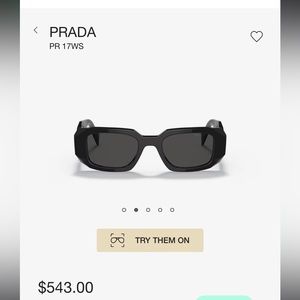 Prada PR 17WS sunglasses (authentic)